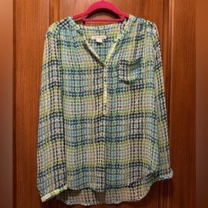 Patterned Liz Claire Borne Sweater